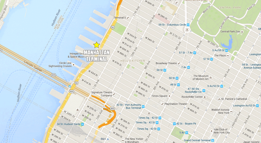 Manhattan cruise terminal location