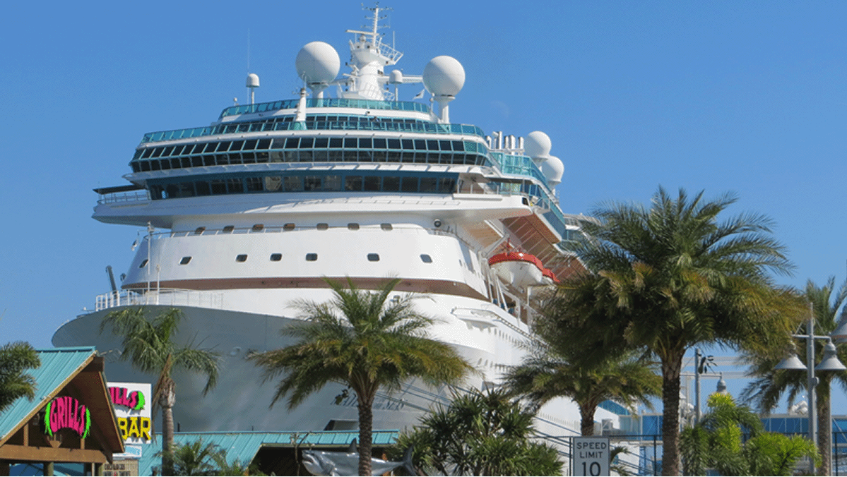 Royal Caribbean ship in Port Canaveral