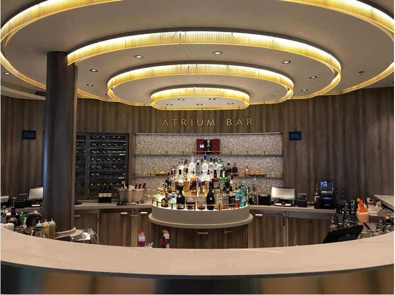 Atrium Bar on Norwegian Encore