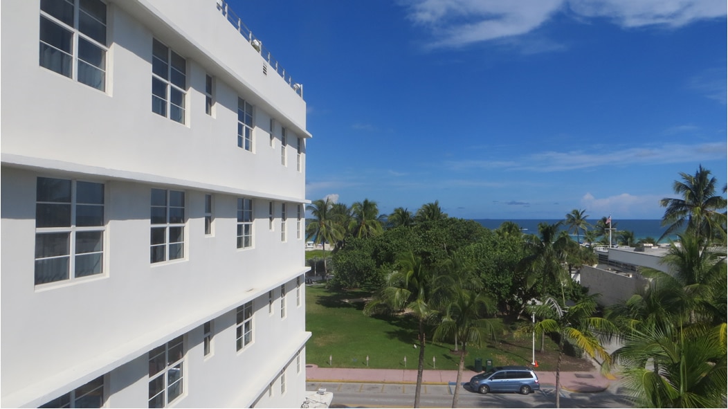 Miami hotel with a view of the beach